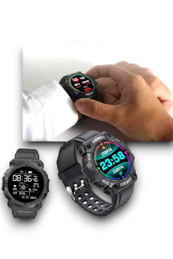 Unisex Tasarımıyla Klasik ve Spor Kombinlere Uygun Akıllı Saat - Lisinya