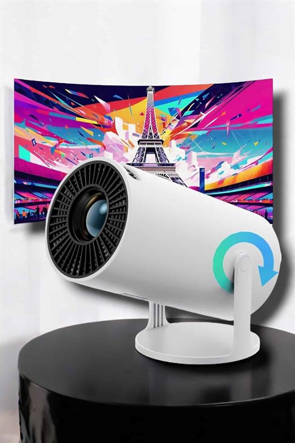 USB ve Kablosuz Bağlantı Özellikli 5000 Saat Ampul Ömürlü Projeksiyon - Lisinya