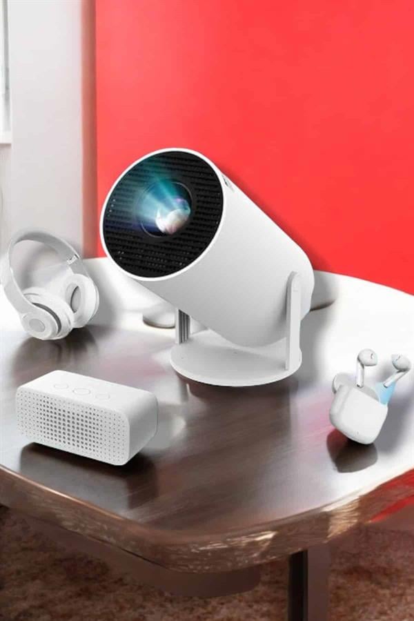 USB ve Kablosuz Bağlantı Özellikli 5000 Saat Ampul Ömürlü Projeksiyon - Lisinya USB ve Kablosuz Bağlantı Özellikli 5000 Saat Ampul Ömürlü Projeksiyon - Lisinya