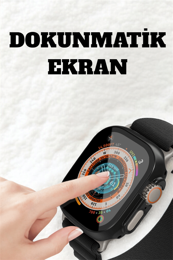 Uyku ve Nabız Takipli, Wireless Şarjlı Akıllı Saat Android ve iOS Uyumlu - Lisinya