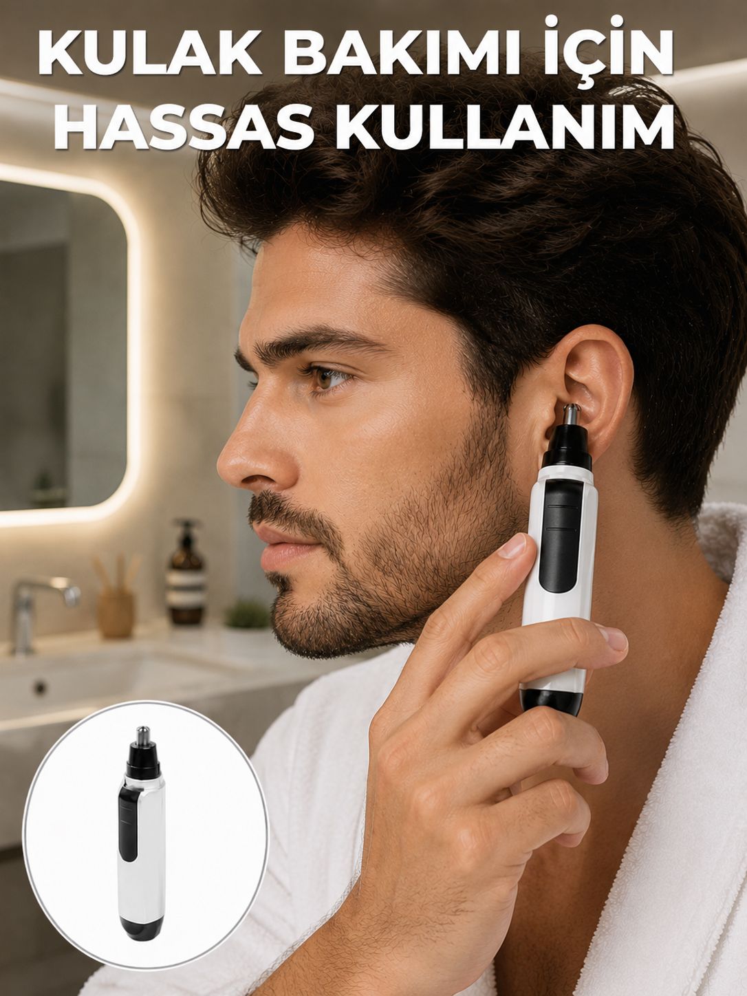 Hassas 3D Bıçaklı Kulak ve Burun Tıraş Makinesi - Lisinya Hassas 3D Bıçaklı Kulak ve Burun Tıraş Makinesi - Lisinya