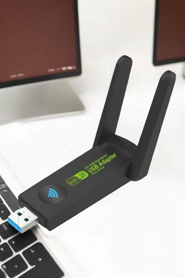 Wifi Adaptör Çift Bantlı Kablosuz Wifi Adaptörü - Lisinya