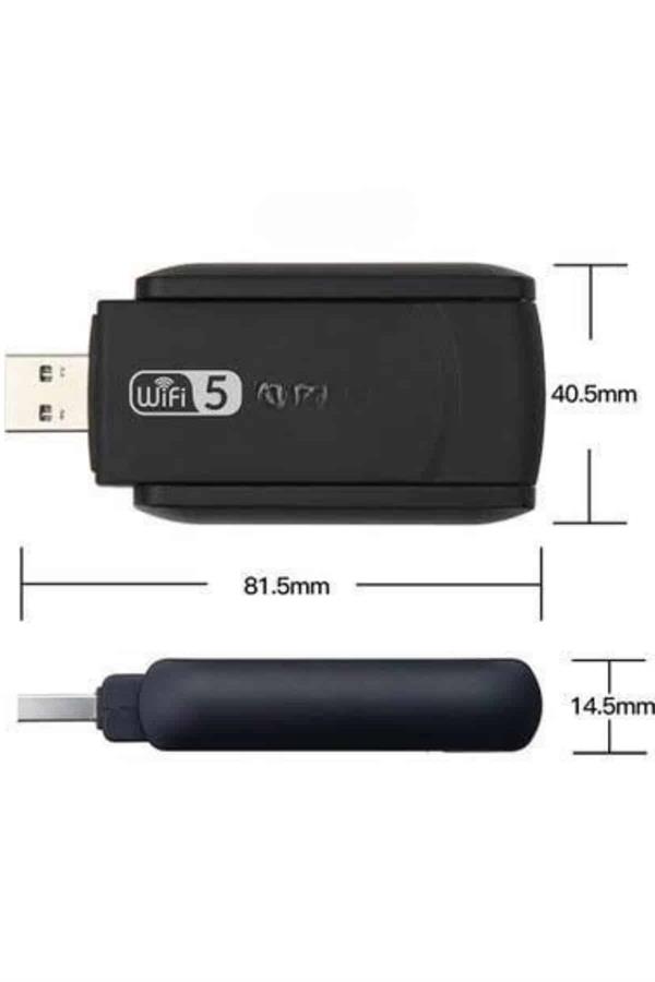 Wifi Alıcı Dual Band Usb 3.0 Adaptör Kablosuz Windows 7/8/10/11 - Lisinya