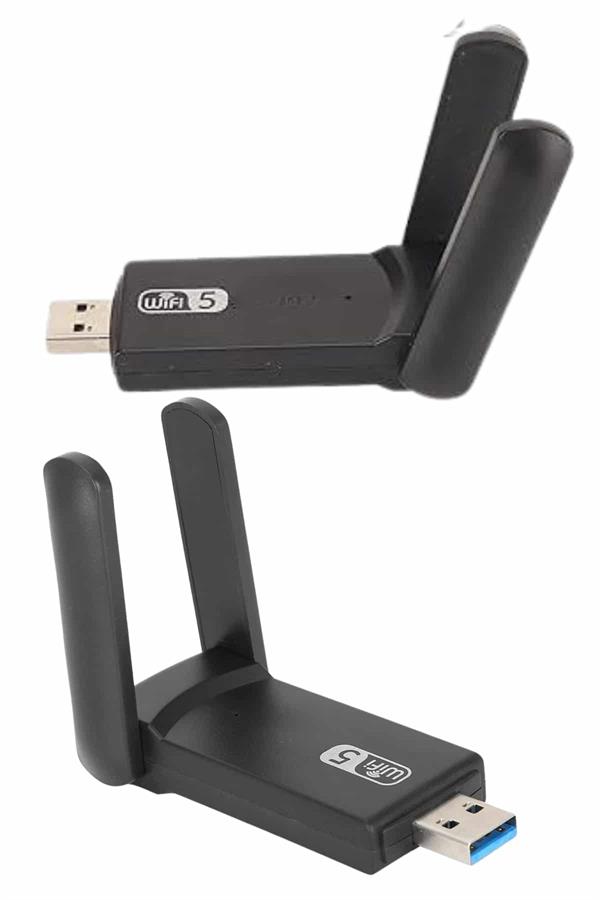 Wifi Alıcı Dual Band Usb 3.0 Adaptör Kablosuz Windows 7/8/10/11 - Lisinya