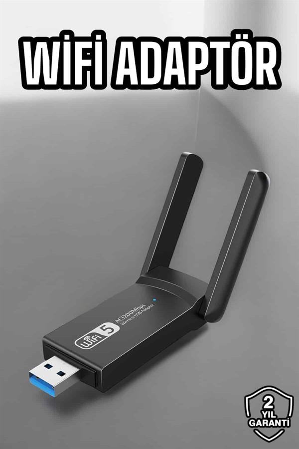 Wifi Alıcı Wifi Adaptörü USB Girişli 3.0 - Lisinya