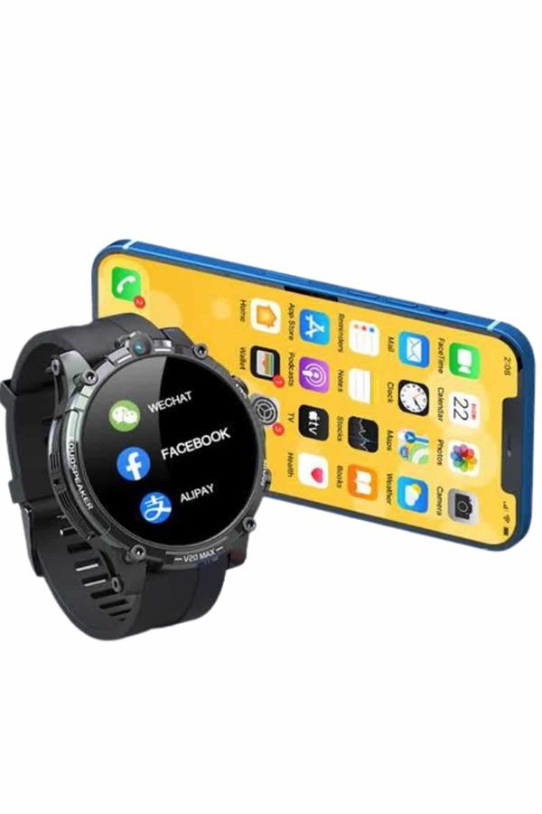 Yeni Model Akıllı Saat GPS Uyumlu Uyku ve Sağlık Takibi Sesli Görüşme - Lisinya