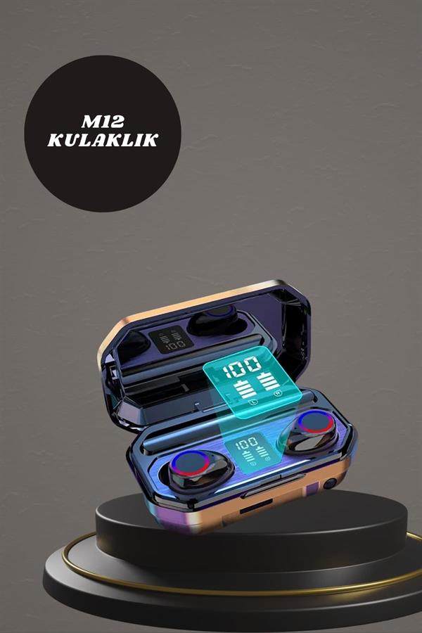 Yeni Nesil Akıllı Saat ve Bluetooth Kulaklık Kampanyası Dijital Göstergeli Powerbankli - Lisinya