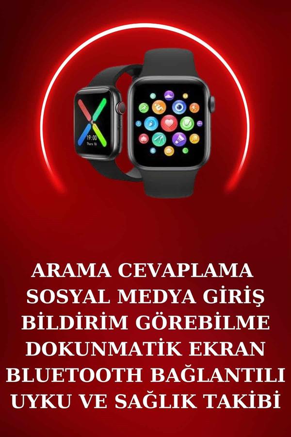 Yeni Nesil Akıllı Saat ve Ucuz Kaliteli Bluetooth Kablosuz Kulaklık Amoled Ekran - Lisinya