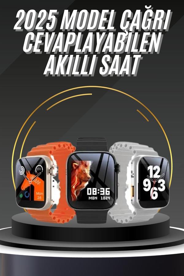 Yeni Nesil Bluetooth Bağlantılı Akıllı Saat Sosyal Medya Girişli Uyku Takibi - Lisinya