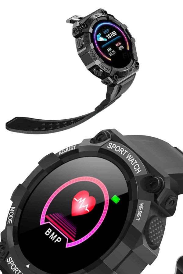 Yeni Nesil Çok Fonksiyonlu Uyku ve Sağlık Takibi Yapabilen Siyah - Lisinya