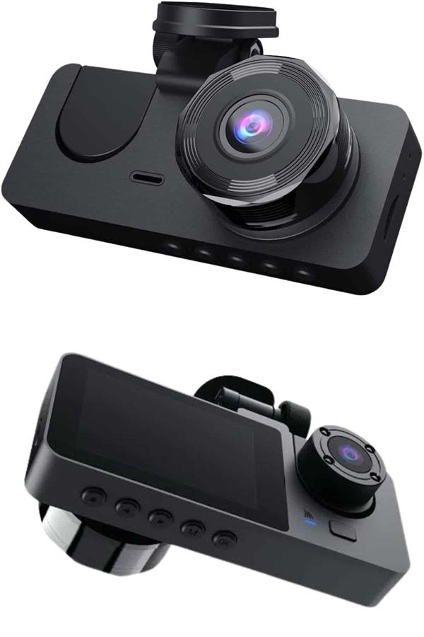 Yol Kayıt Araç Kamerası HD DVR 3 Kameralı 2.0in Ekranlı Ön İç Arka - Lisinya