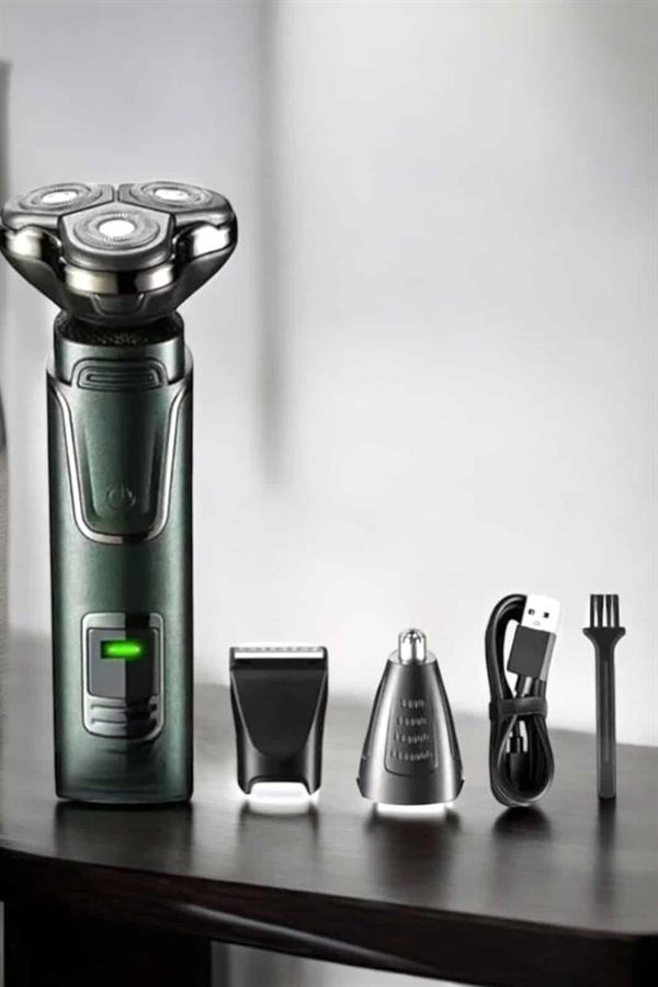 Yüksek Performanslı 3 Başlıklı Profesyonel Tıraş Makinesi - Lisinya