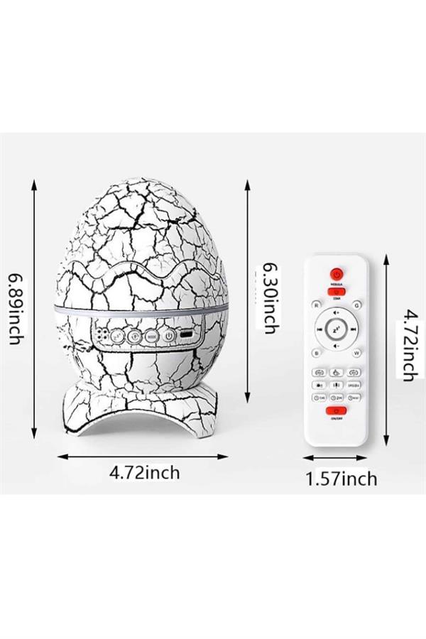 Yumurta Şeklinde Su Dalgalı Bluetooth Speaker Lamba Renkli Şarjlı - Lisinya Yumurta Şeklinde Su Dalgalı Bluetooth Speaker Lamba Renkli Şarjlı - Lisinya