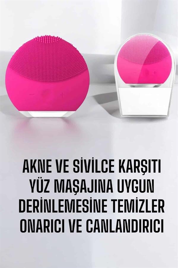 Yüz Temizleme Ve Masaj Aleti Tüm Cilt Tipleri İçin Uygun, Kan Dolaşımını Artıran - Lisinya