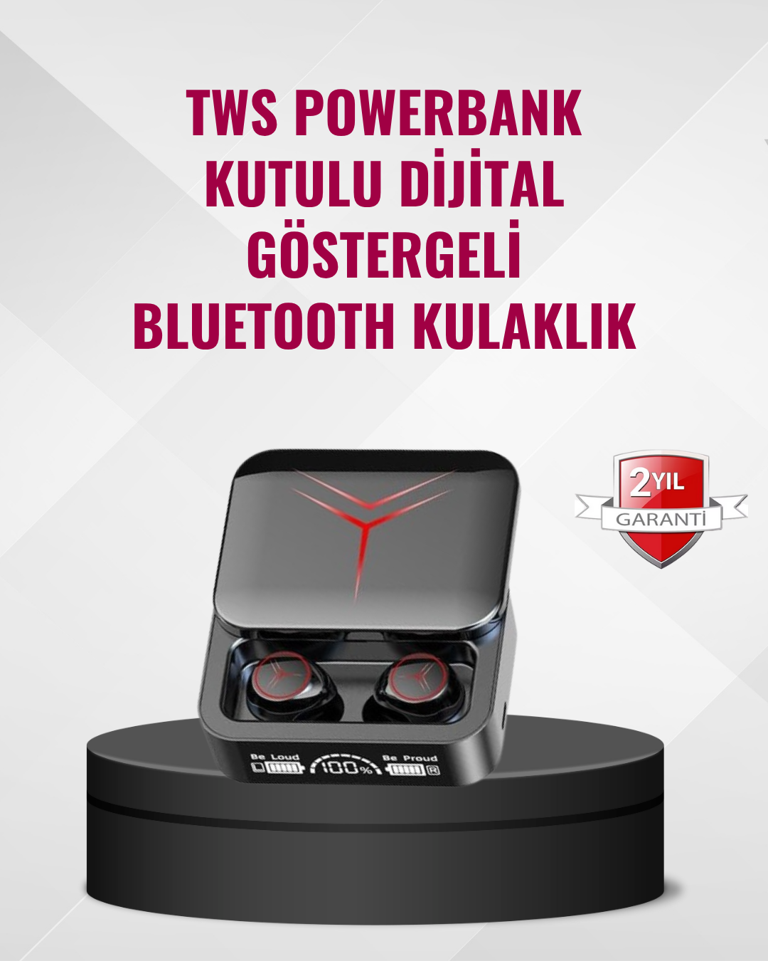 Bluetooth 5.3 Kablosuz Kulaklık – Dokunmatik Kontrol ve IPX6 Su Geçirmezlik - Lisinya