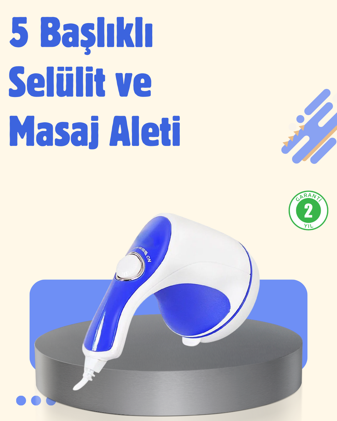 Elektrikli Yağ Yakıcı Masaj Aleti 5 Başlıklı Vücut Şekillendirici - Lisinya Elektrikli Yağ Yakıcı Masaj Aleti 5 Başlıklı Vücut Şekillendirici - Lisinya