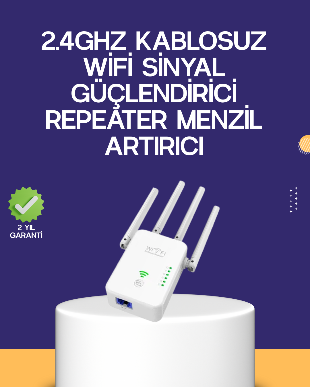 Çift Bantlı Otomatik Kurulum WiFi Repeater Menzil Genişletici - Lisinya Çift Bantlı Otomatik Kurulum WiFi Repeater Menzil Genişletici - Lisinya