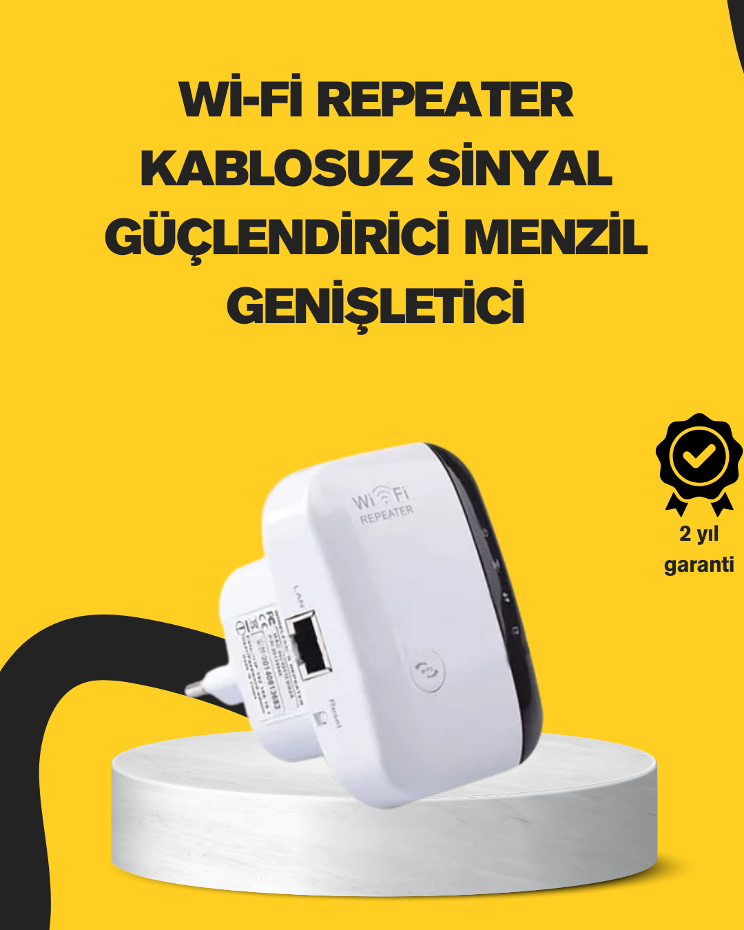Wireless-N WiFi Repeater 300 Mbps Sinyal Güçlendirici - Lisinya Wireless-N WiFi Repeater 300 Mbps Sinyal Güçlendirici - Lisinya