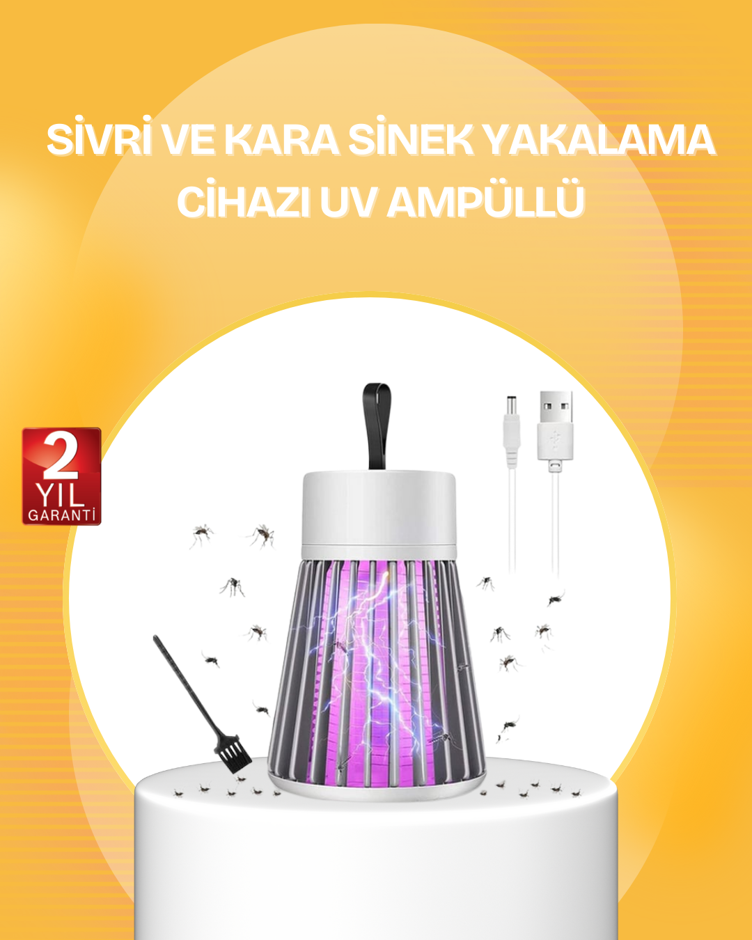 Sessiz ve Güvenli Sivrisinek Kovucu Lamba - Lisinya