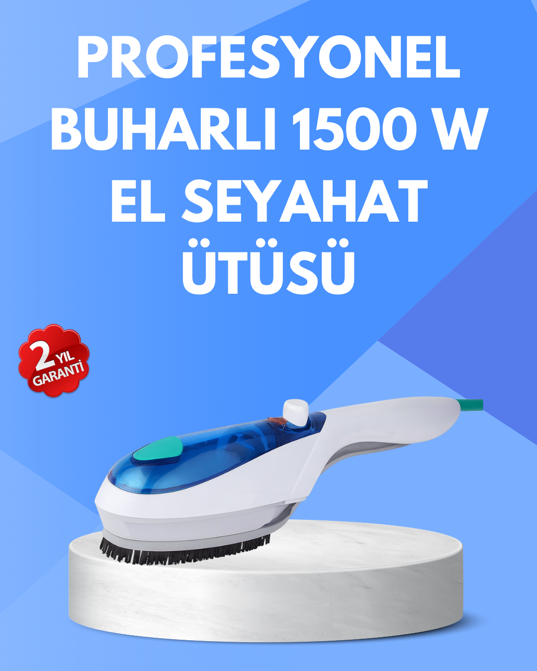 Buharlı Pratik Ütü Seyahat Tipi Kırışıklık Giderici - Lisinya