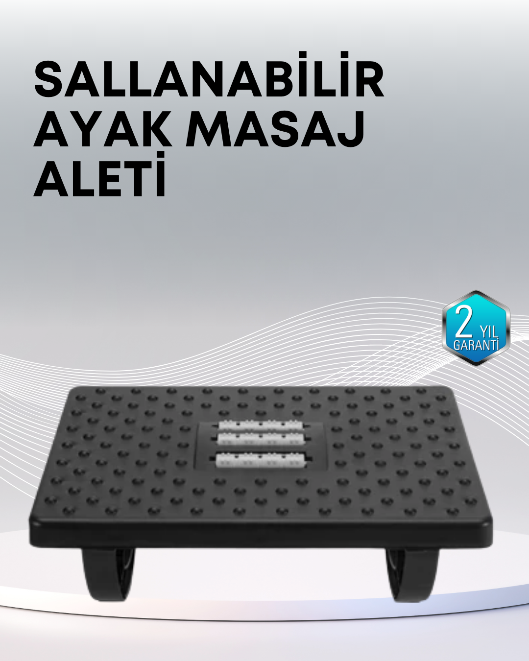 Ayak Destek ve Masaj Aleti – Ergonomik, Isıtmalı, Ayarlanabilir Yükseklik - Lisinya