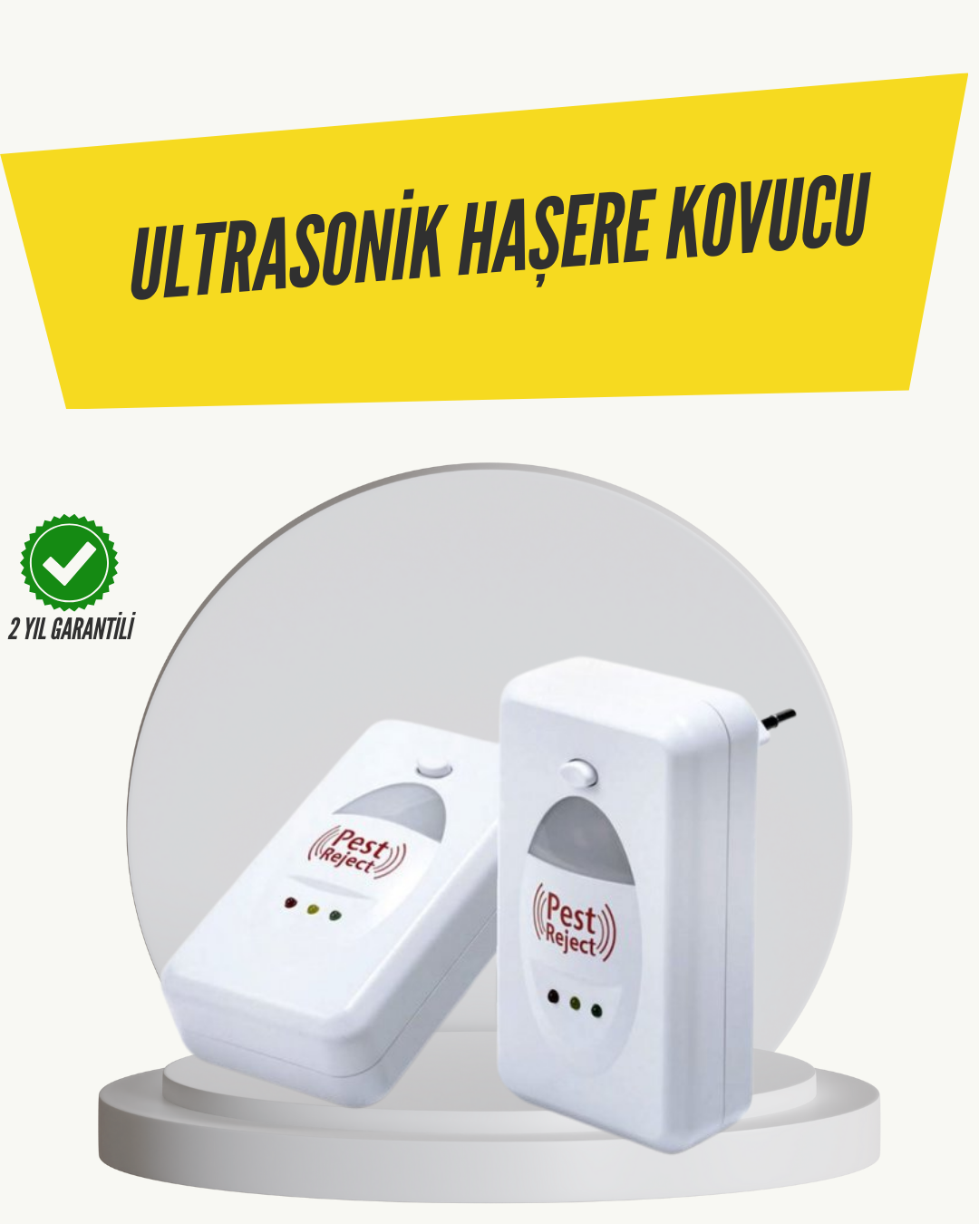 Ultrasonik Haşere Kovucu Cihaz 150 m2 Etki Alanı - Lisinya