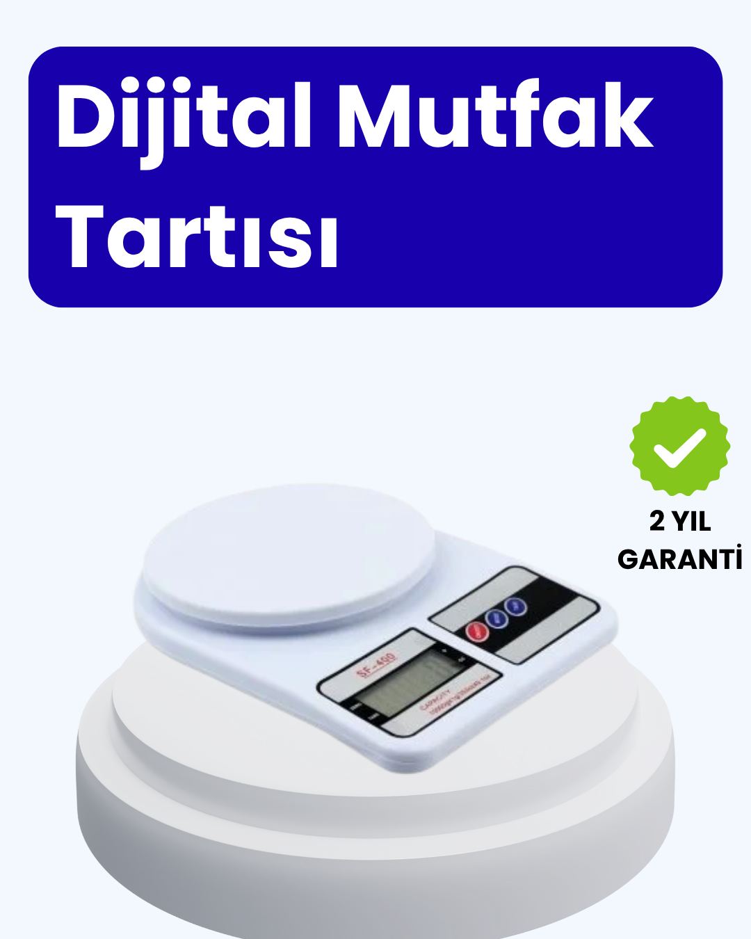 Dijital Mutfak Terazisi 10kg Kapasiteli 1g Hassasiyetli - Lisinya