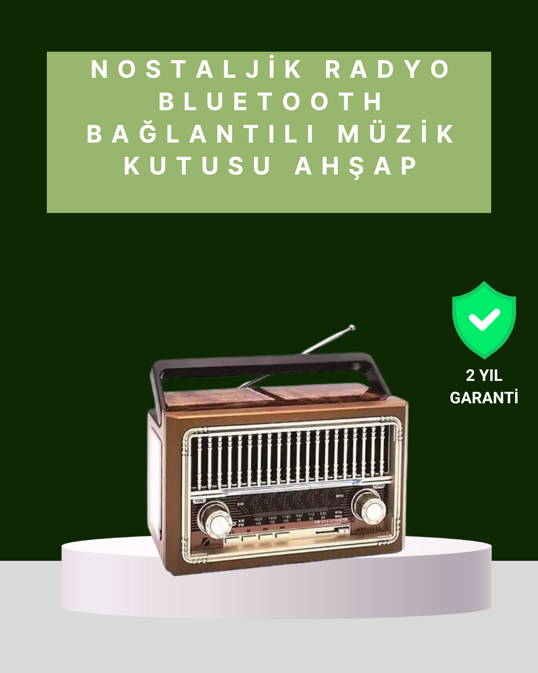 Kablosuz Bluetooth Hoparlör ve FM Radyo - Lisinya