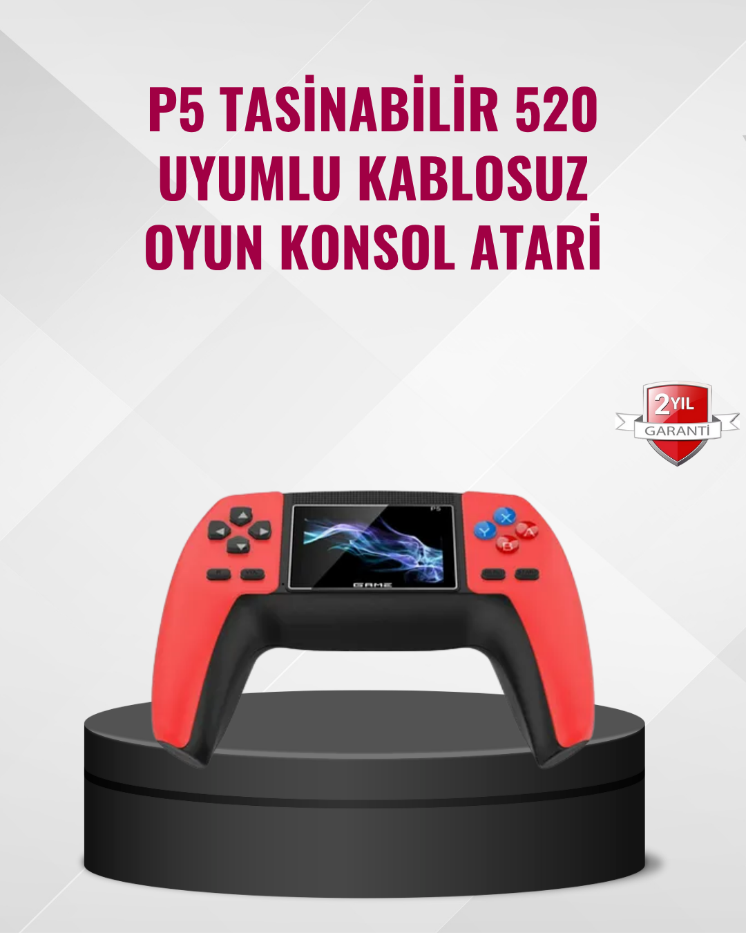 P5 Retro GamePad 520 Oyunlu Taşınabilir Oyun Konsolu - Lisinya