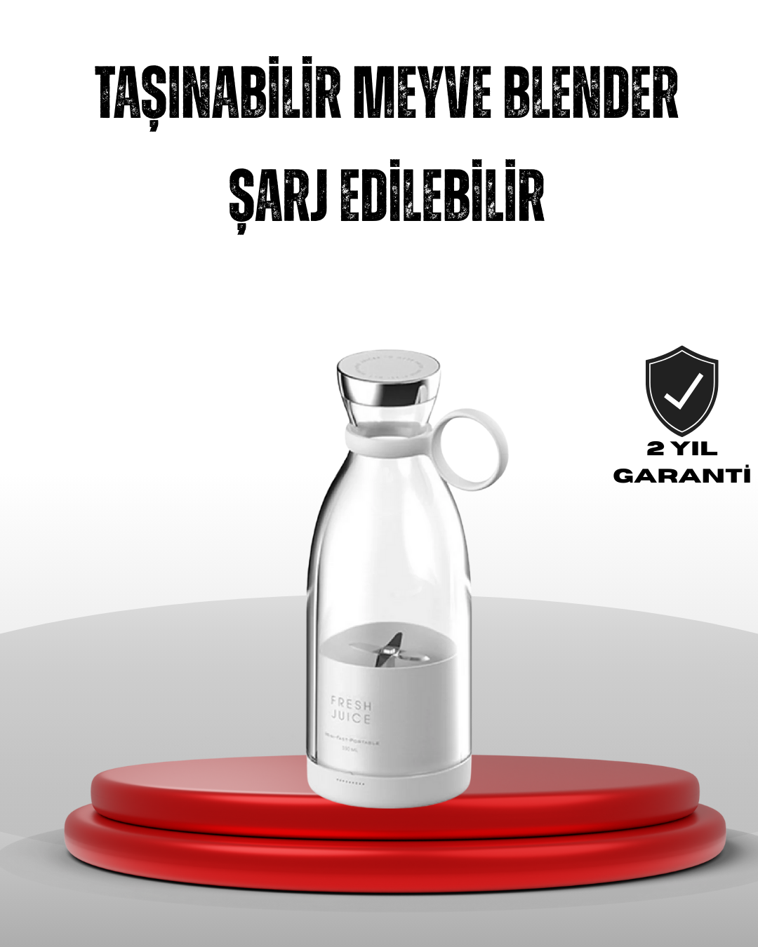 Taşınabilir USB Şarjlı Taze Meyve Suyu Blender - Lisinya