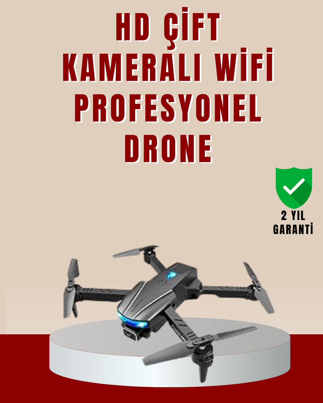 Katlanabilir 4K Kamera Drone Uzaktan Kumandalı Profesyonel Drone - Lisinya