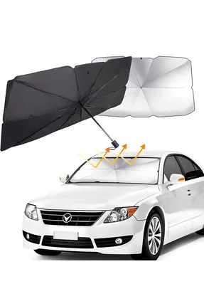 Mercedes CLA, Audi A5, BMW 4 Serisi, VW Arteon, Toyota Camry Uyumlu Oto Şemsiye - Lisinya
