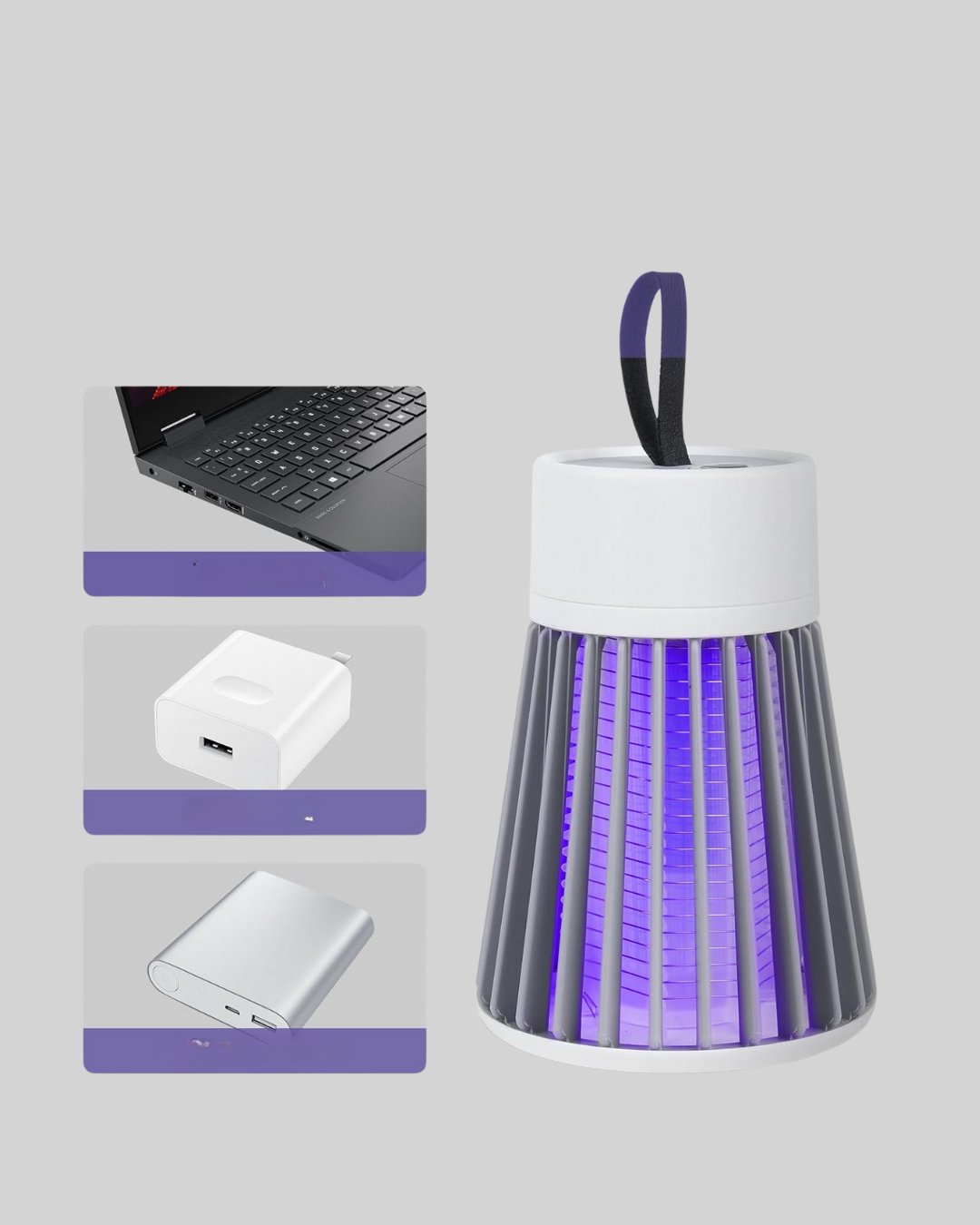 2’si 1 Arada LED Işıklı Elektrikli Böcek Öldürücü - Lisinya 2’si 1 Arada LED Işıklı Elektrikli Böcek Öldürücü - Lisinya