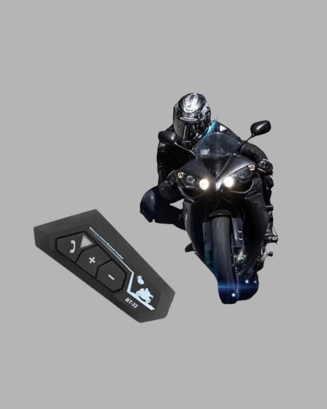 BT22 Motosiklet Kask İçi Bluetooth Kulaklık İnterkom Destekli - Lisinya