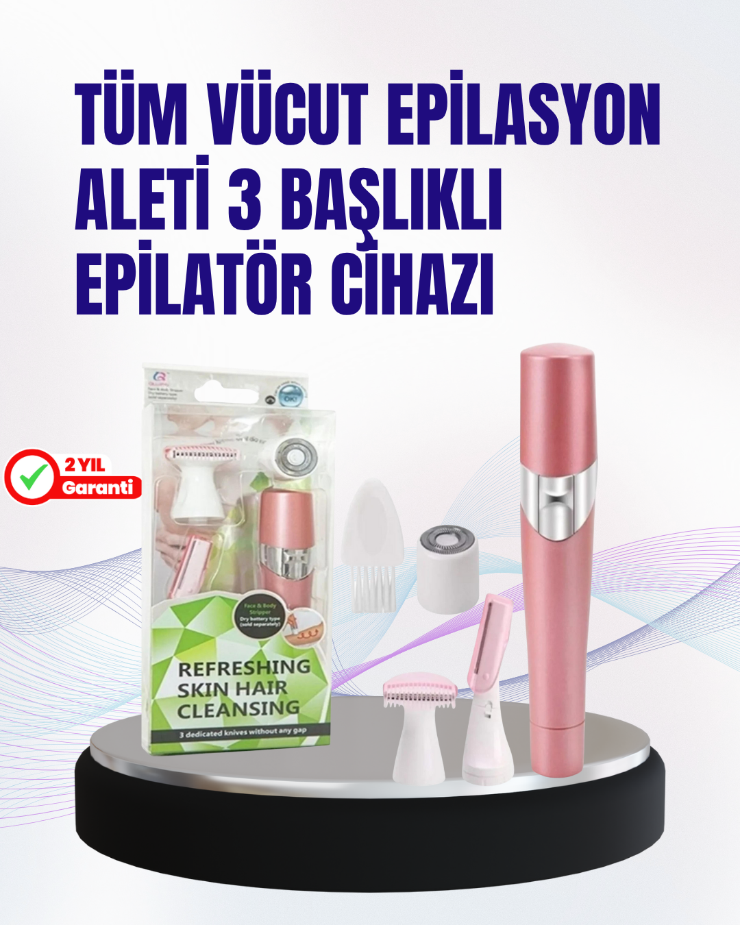 Ev Tipi Profesyonel Epilasyon Cihazı – Pembe - Lisinya Ev Tipi Profesyonel Epilasyon Cihazı – Pembe - Lisinya