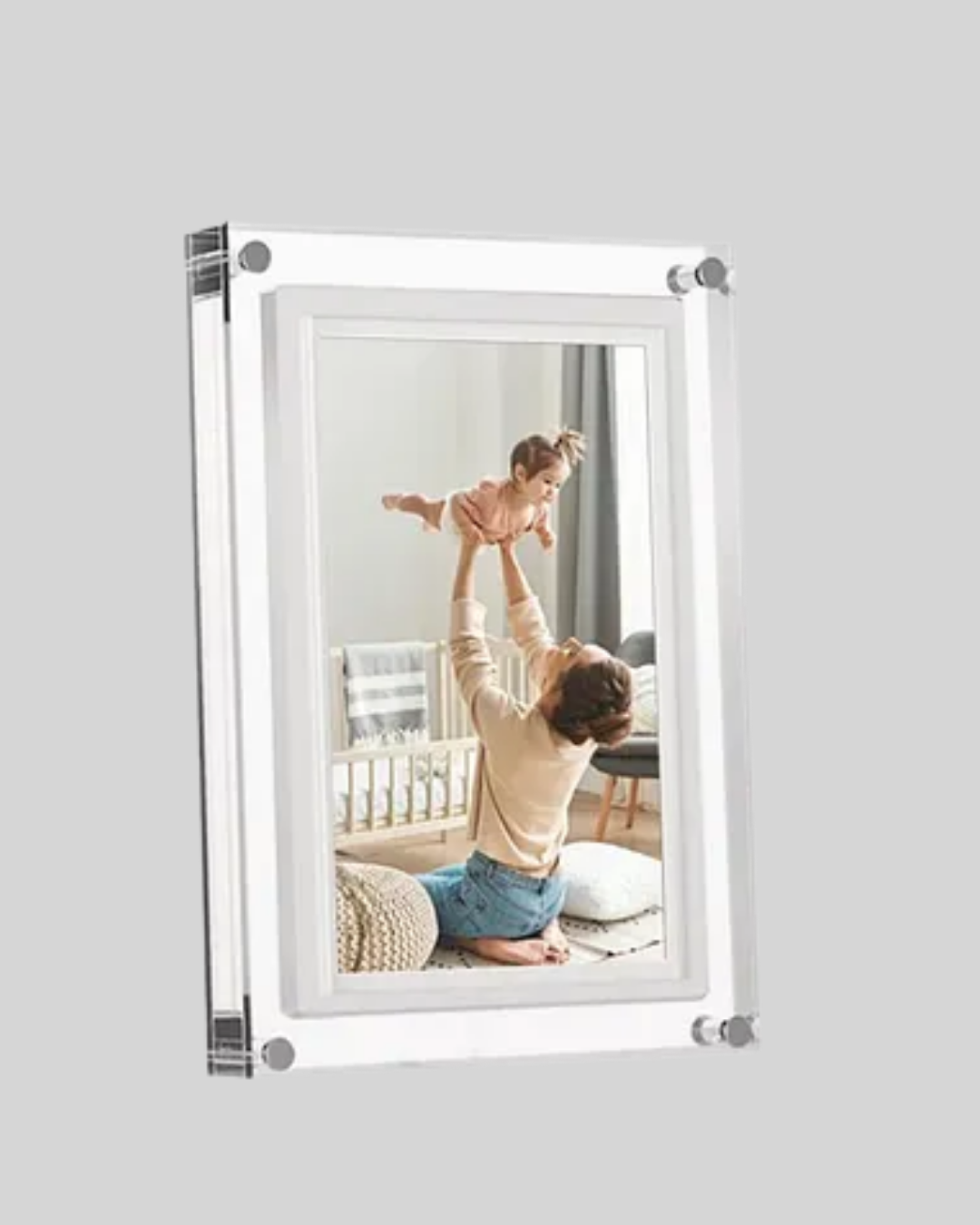 USB-C ile Hızlı Şarj ve Veri Aktarımı – 7 İnç Dijital Görüntü Çerçevesi - Lisinya