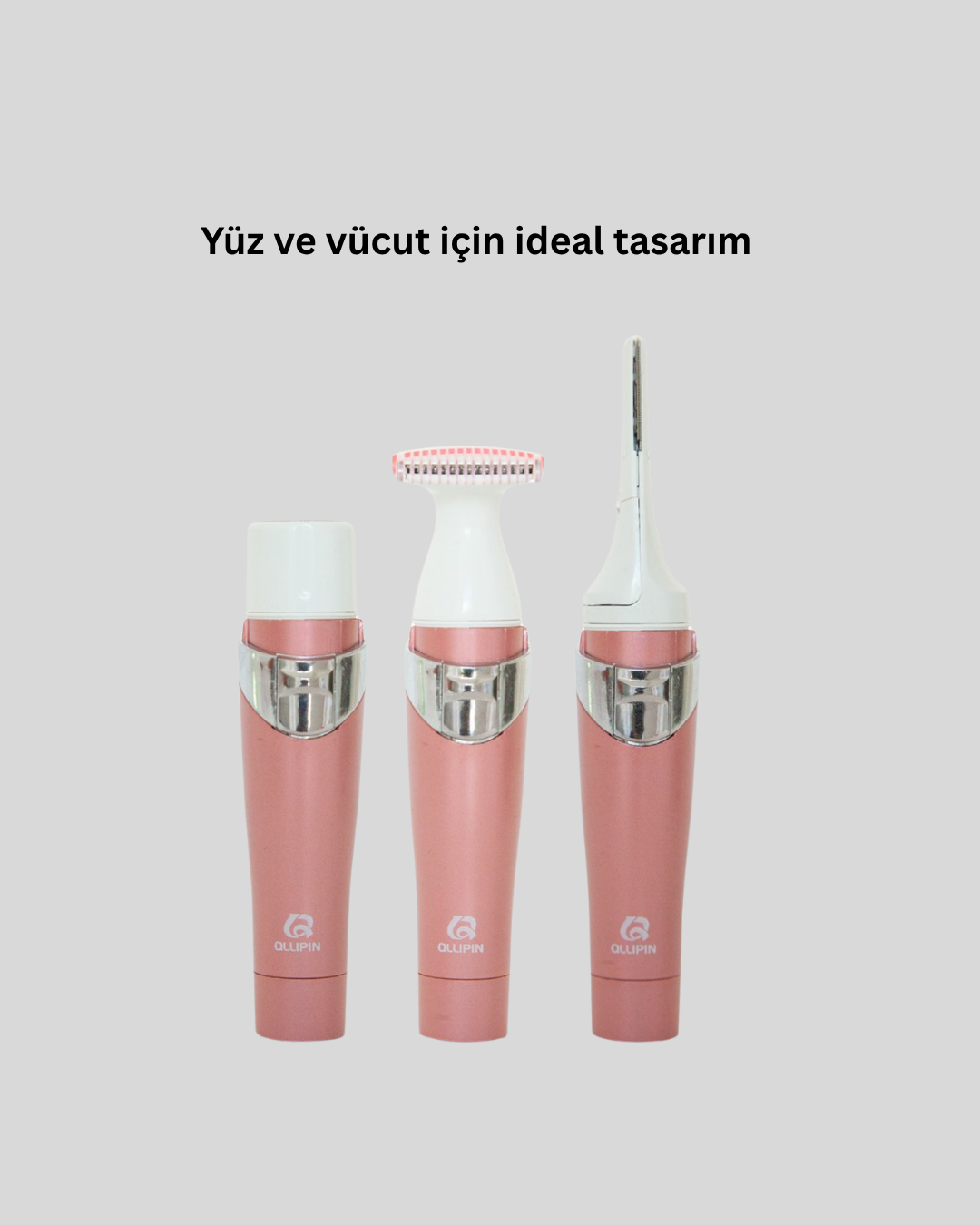 3 Başlıklı Kadın Yüz ve Vücut Tüy Temizleme Makinesi - Lisinya