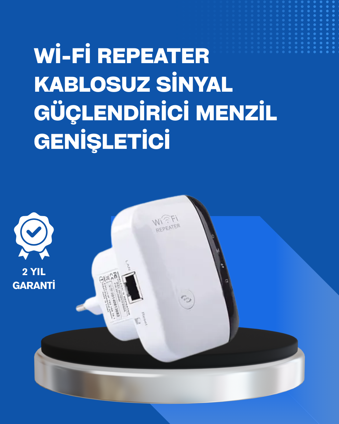 2.4GHz WiFi Tekrarlayıcı Router – WPS Destekli Kablosuz Ağ Genişletici - Lisinya