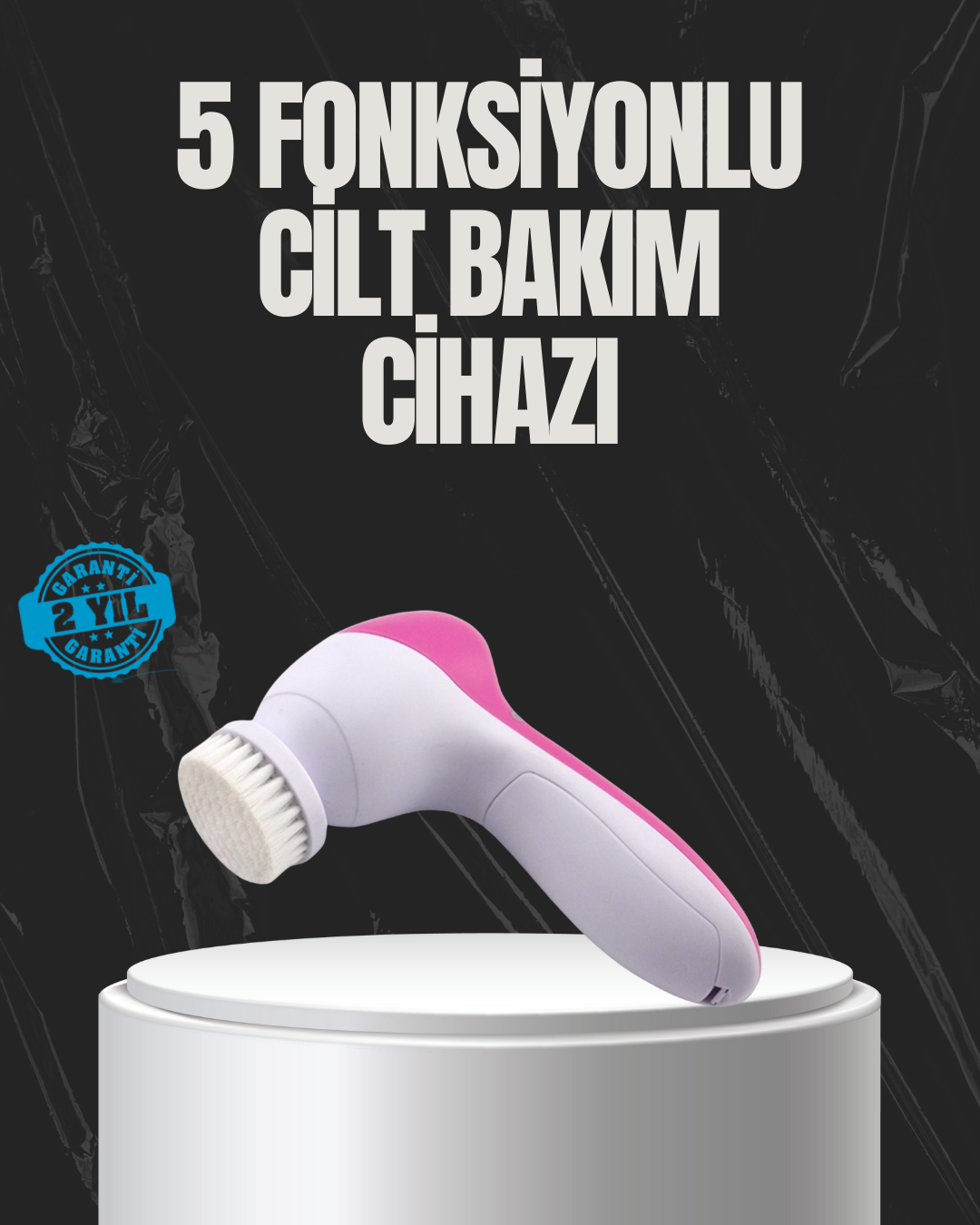 Çok Fonksiyonlu Elektrikli Yüz Bakım Fırçası - Lisinya Çok Fonksiyonlu Elektrikli Yüz Bakım Fırçası - Lisinya