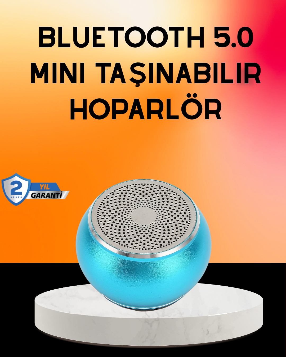 Taşınabilir Bluetooth Hoparlör | Dış Mekân ve Seyahat İçin İdeal - Lisinya