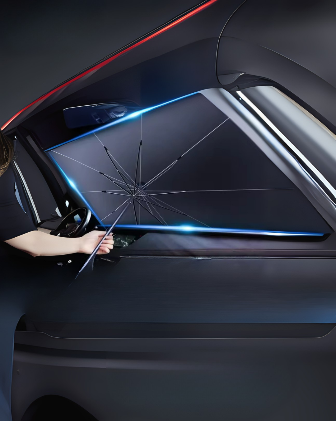 Skoda Octavia, Renault Talisman, Ford Focus, Seat Leon, Kia Cerato Uyumlu Oto Şemsiye - Lisinya