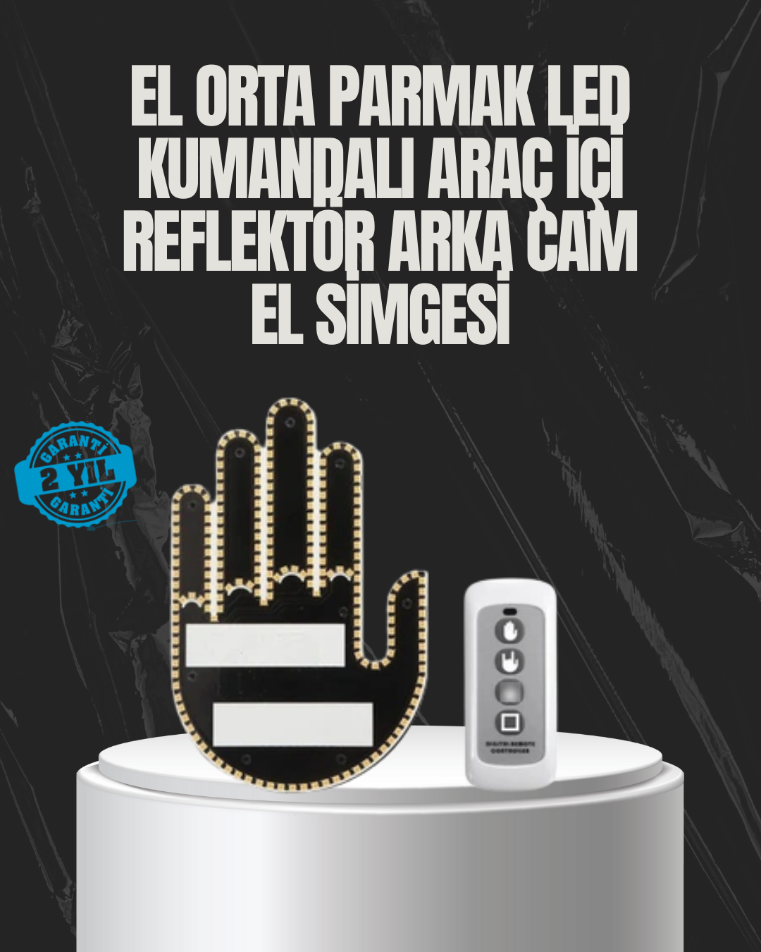 Uzaktan Kumandalı LED El Park Uyarı Cihazı 2025 Model A Kalite - Lisinya Uzaktan Kumandalı LED El Park Uyarı Cihazı 2025 Model A Kalite - Lisinya