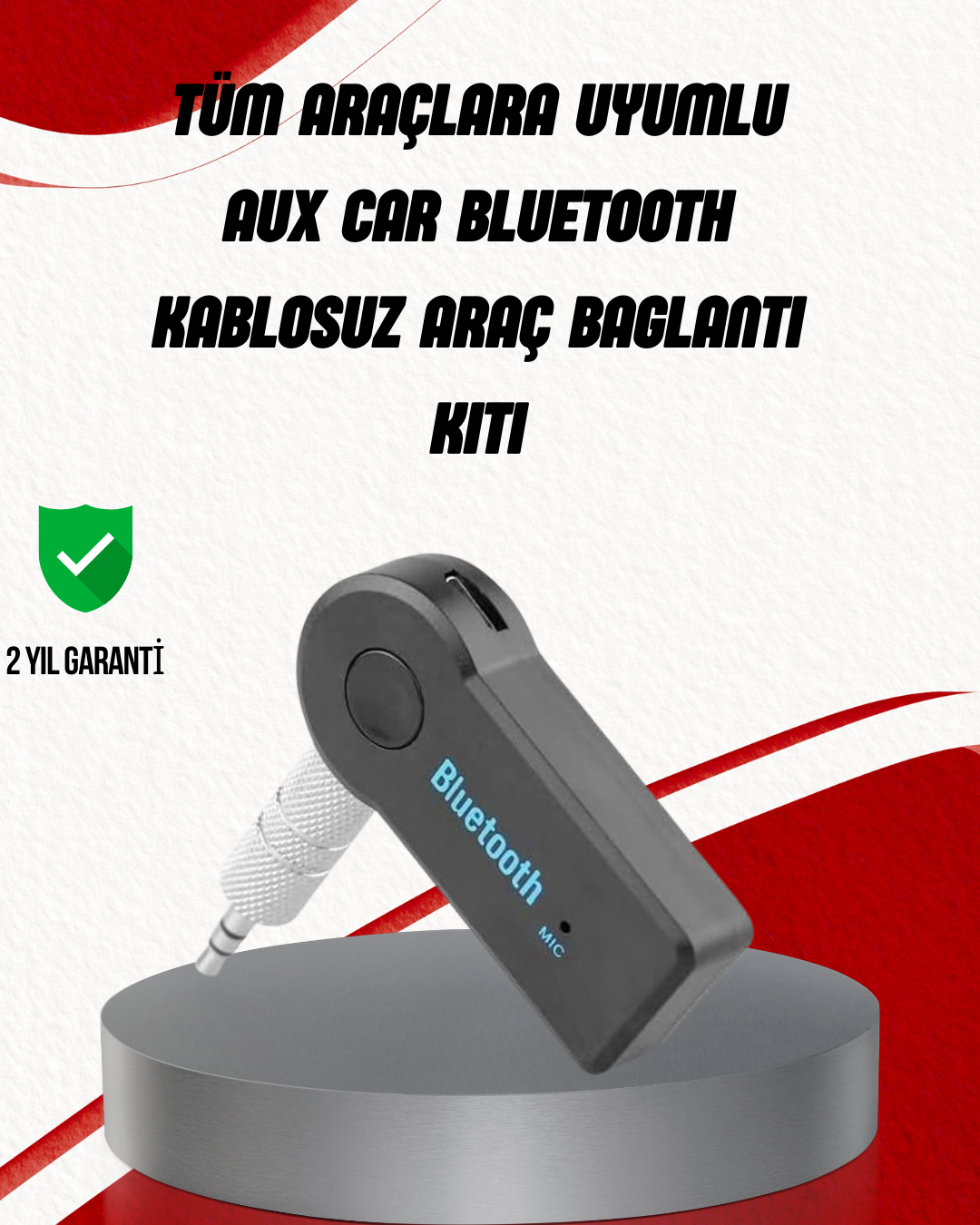Eller Serbest Özellikli Bluetooth AUX Araç Kiti - Lisinya