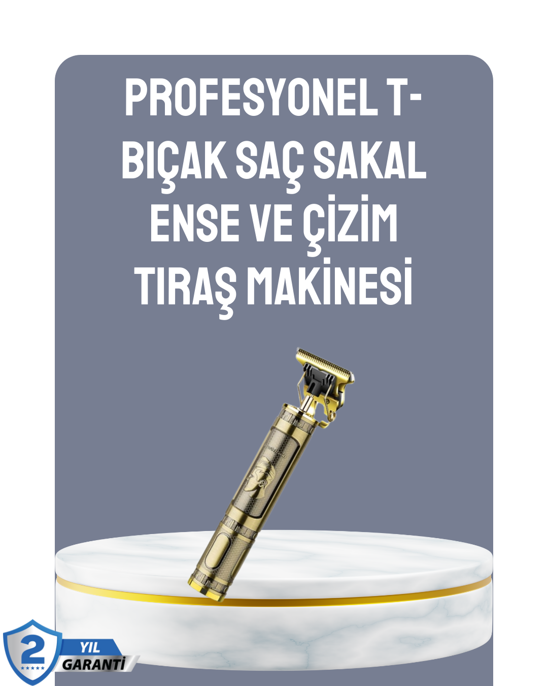LCD Ekranlı Şarjlı Tıraş Makinesi Erkek Saç Sakal Kesme - Lisinya