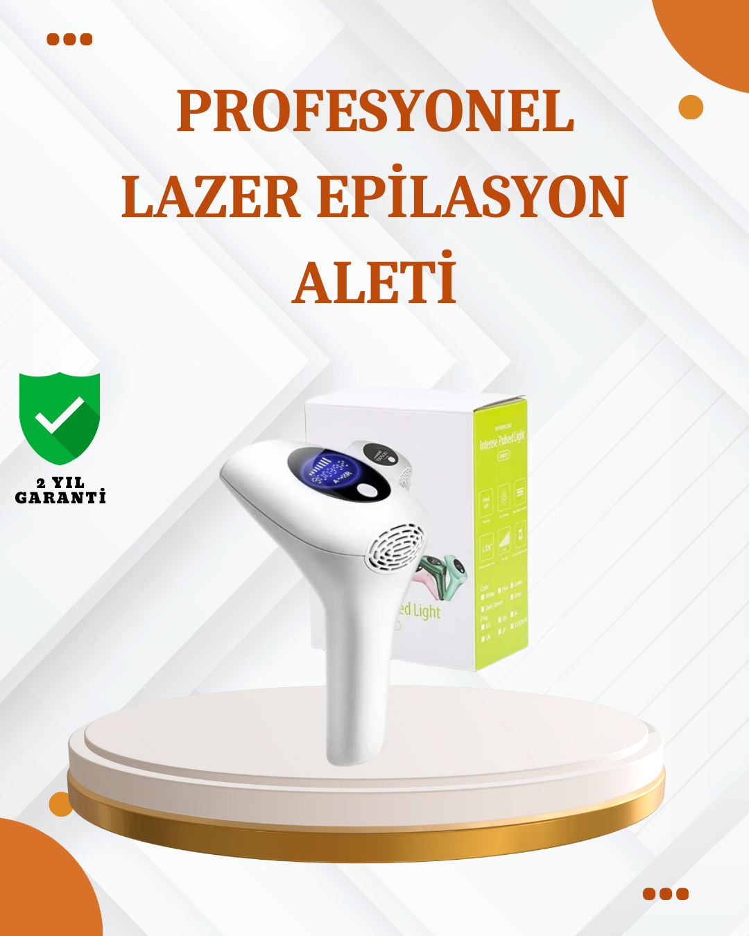 Hasuba IPL Lazer Epilasyon Cihazı HS-262 Ev Tipi Kullanım İçin - Lisinya