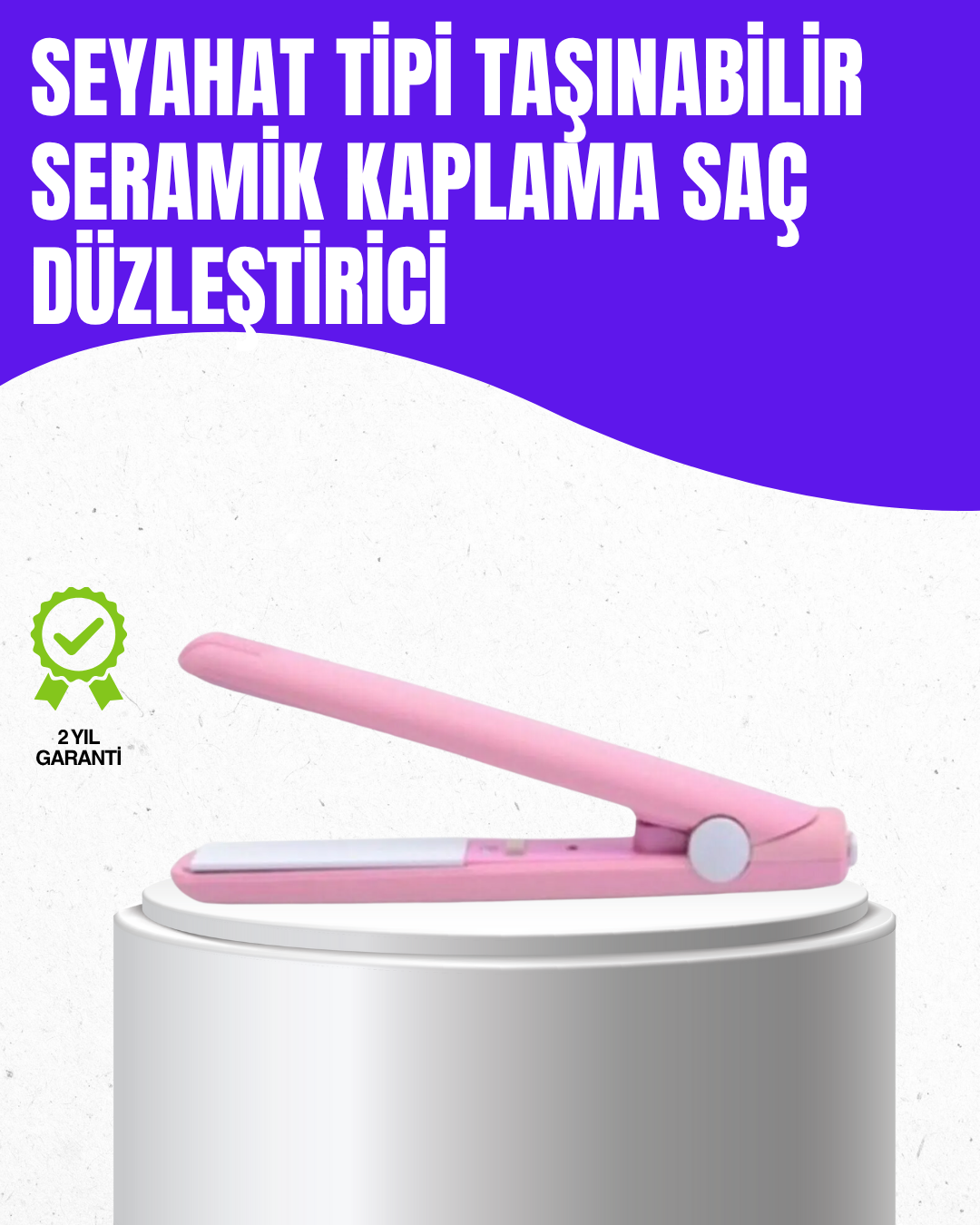 Otomatik Güç Ayarlı, Yaylı Sistemli Kısa Saç Kıvırıcı – Çekmeden ve Kırmadan Şekillendirme - Lisinya