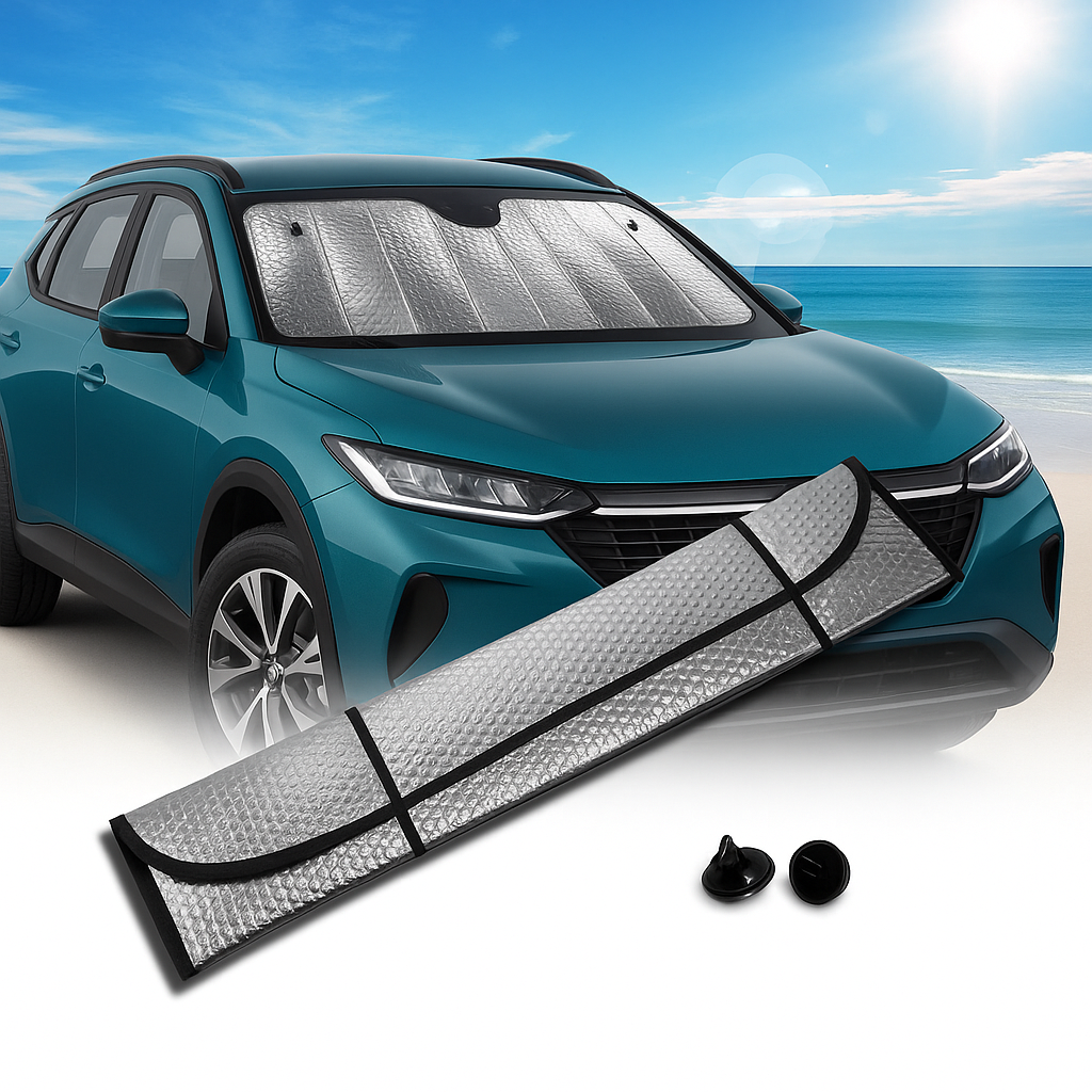 Katlanabilir Oto Ön Cam Güneşlik Isı Önleyici Araç Perdesi Toyota Corolla Fiat Egea Nissan Qashqai Volkswagen Passat - Lisinya