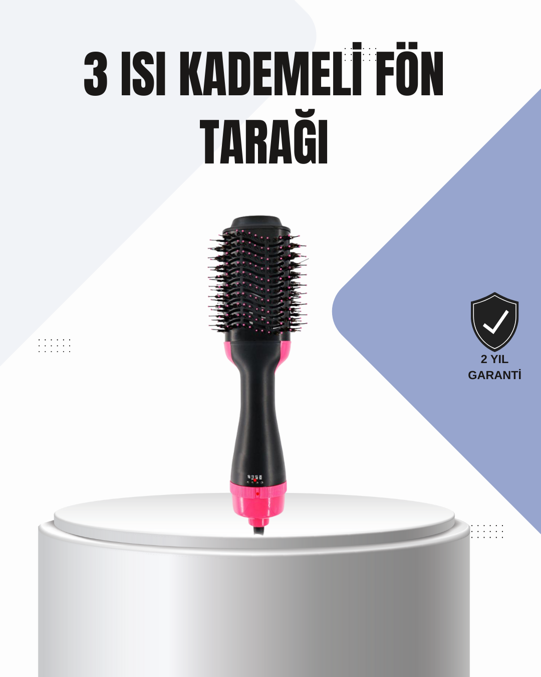 Oval Tasarımlı Profesyonel Fönlü Saç Şekillendirici - Lisinya