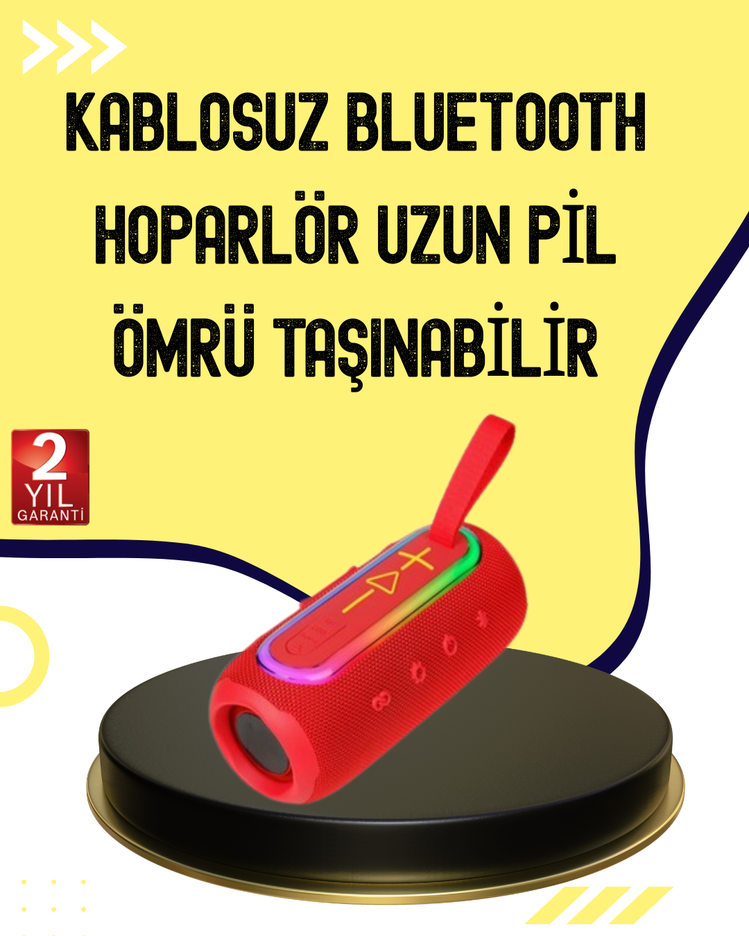 Uzun Pil Ömürlü Bluetooth 5.1 Hoparlör - Lisinya
