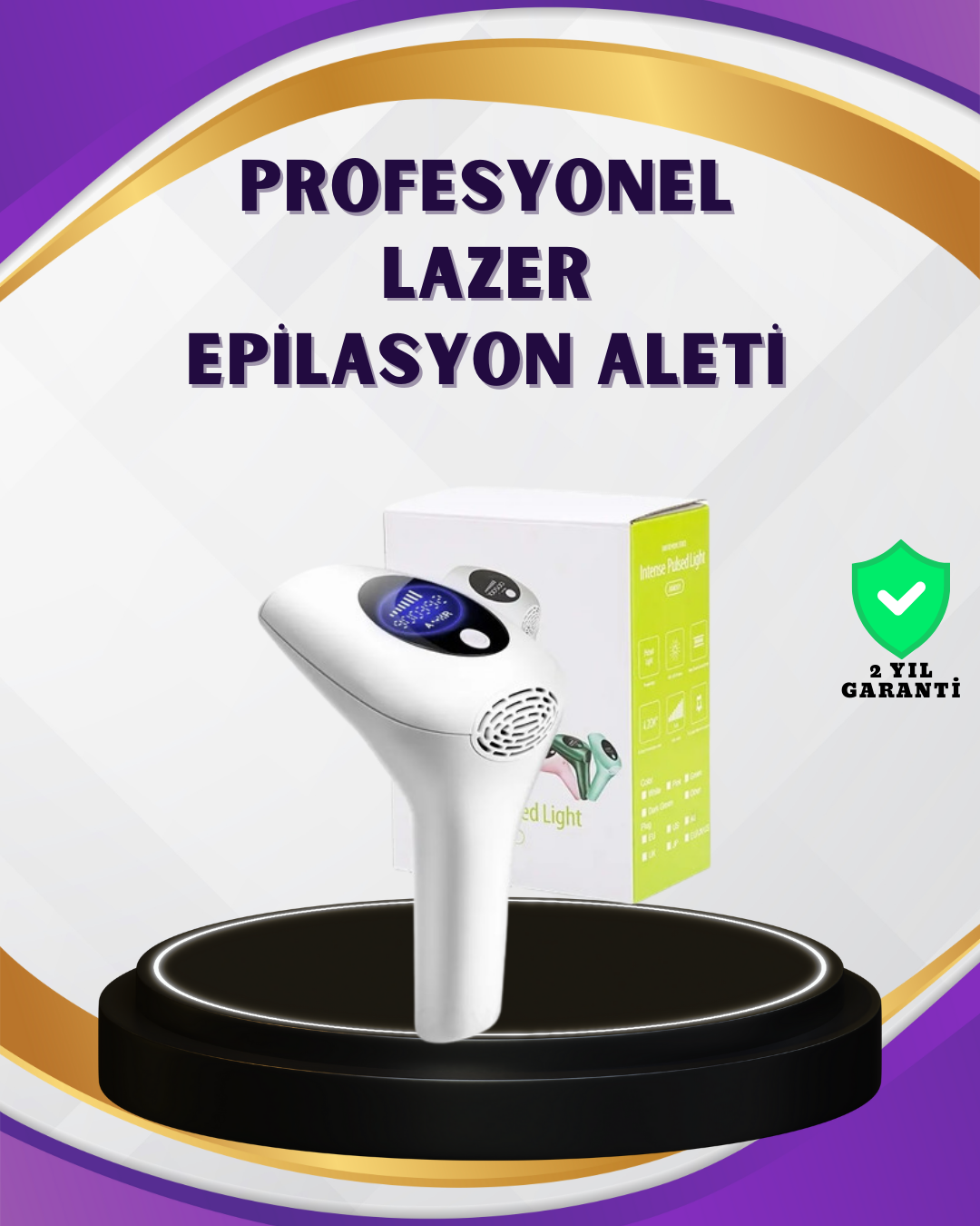 Hasuba HS-262 IPL Epilasyon Cihazı LCD Ekranlı 1M Flaş - Lisinya